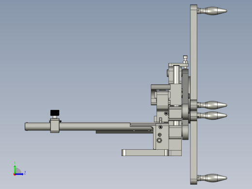 辐条切割穿线机左视缩略图
