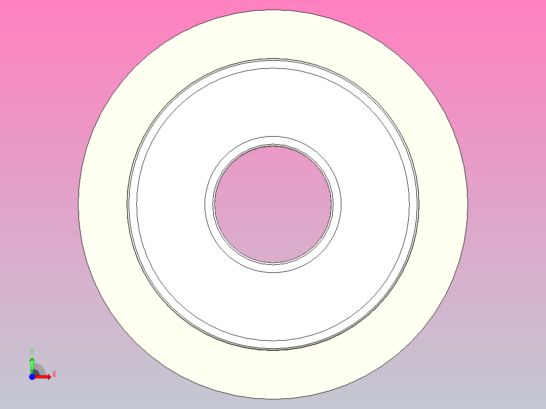 QAC01-20-L15直柱型带轴承 滚轮前视图