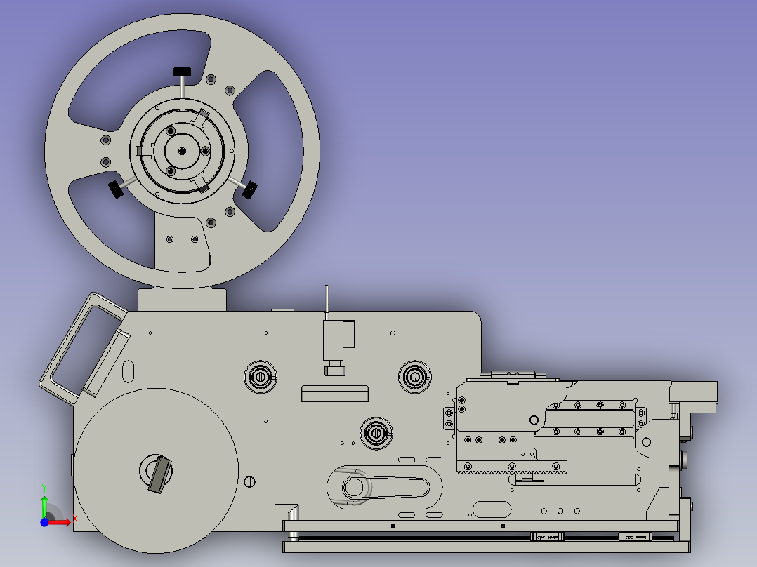 YQ-HD100C2-1LR后撤飞达V01--前视图