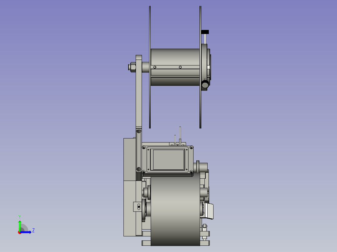 YQ-HD100C2-1LR后撤飞达V01--左视图