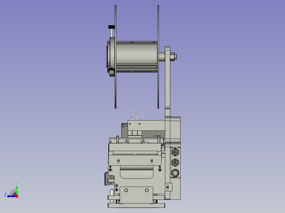 YQ-HD100C2-1LR后撤飞达V01--右视图