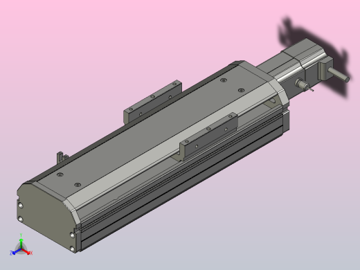 SYS12-BC-100-100W滚珠花健、支撑座、滚珠丝杠、交叉导轨、直线模组.STEP
