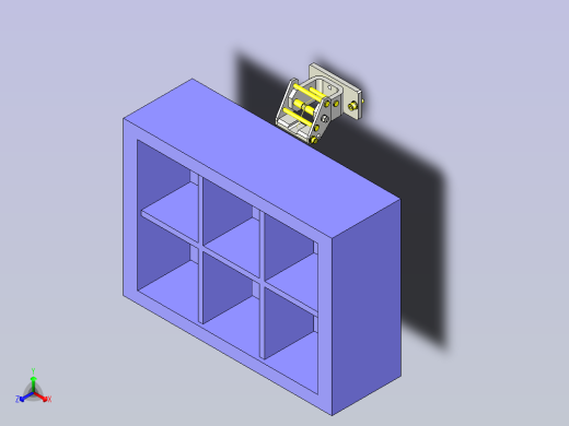 一种弹簧式释放装置3D图纸