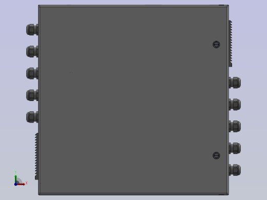 钣金电控柜（单开门）前视缩略图