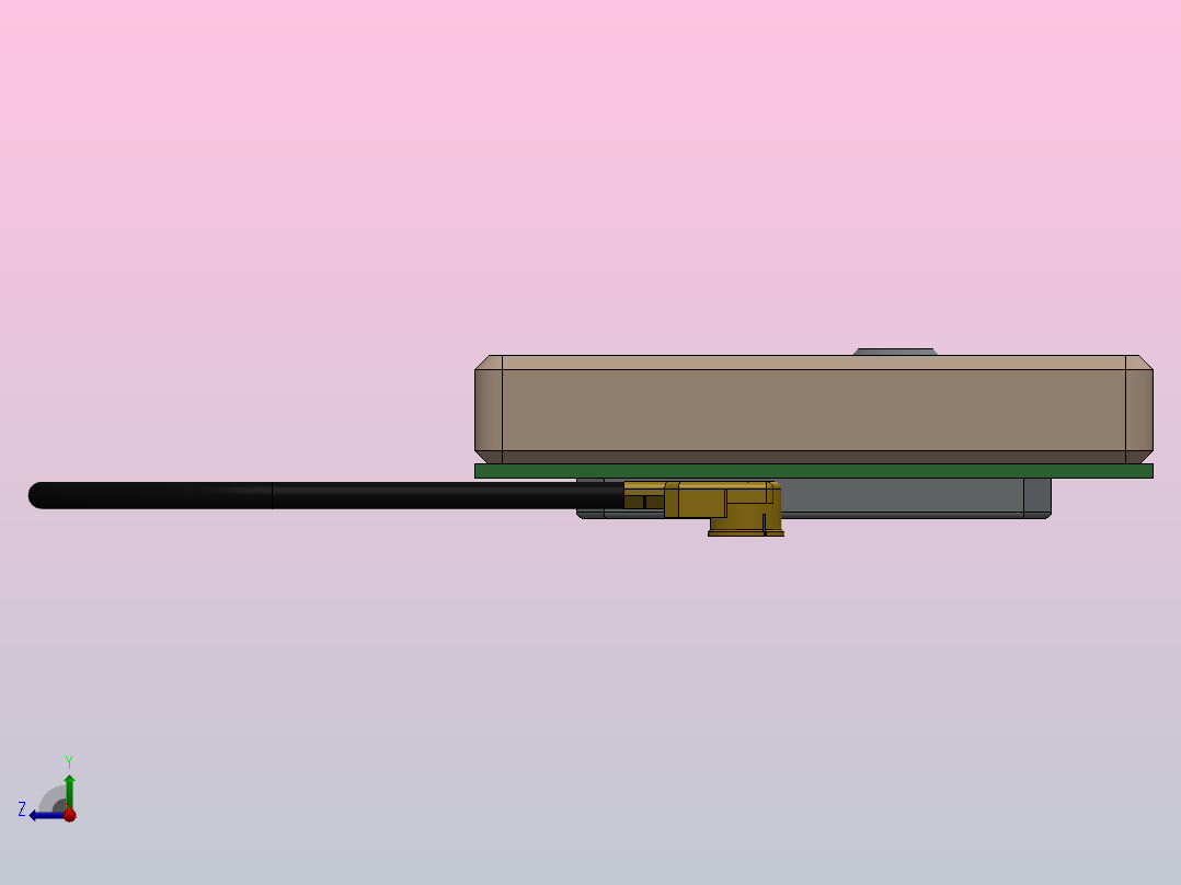 贴片有源天线gnss l1 11右视图