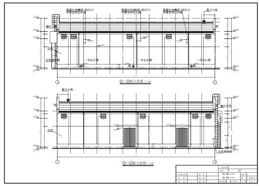单层粮食平房仓建筑设计施工图缩略图