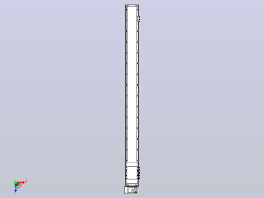 机器人皮带驱动直线轴TPA-GCB-120-P70-L1400-LU-M20-N3俯视缩略图