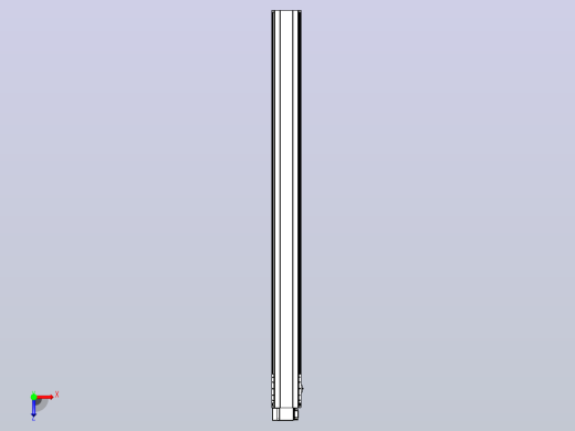 皮带直线轴半封闭可选导轨TPA-HNB-202D-140-L2400-LP-Y-P75-N3俯视缩略图