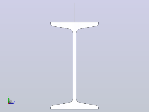 16#热轧工字钢3.5m.SLDPRT左视缩略图