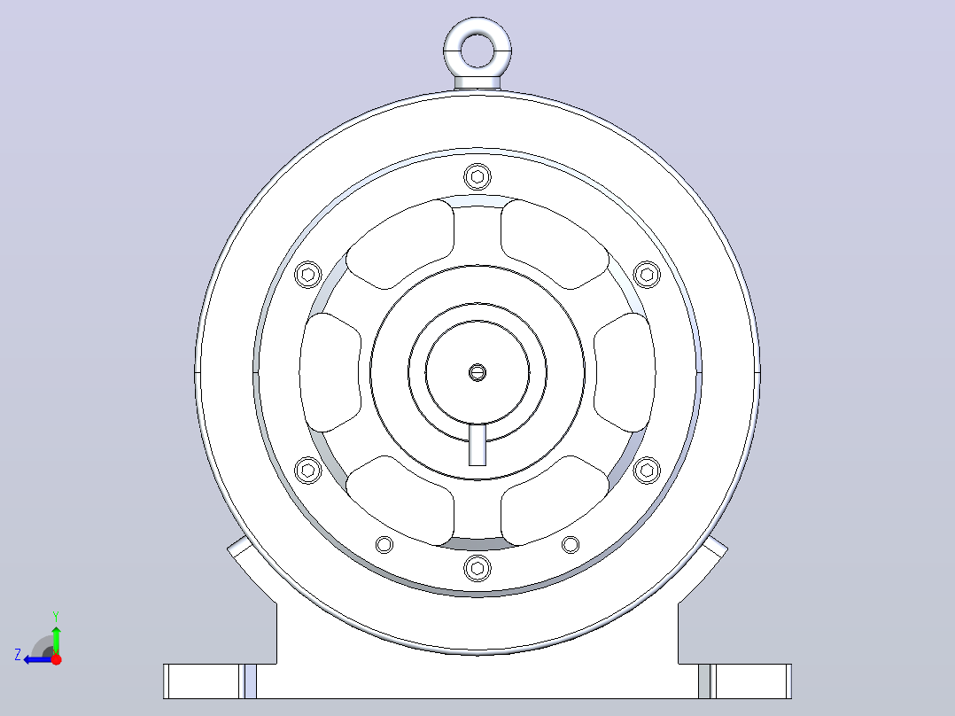 制动器FZJ1000右视图