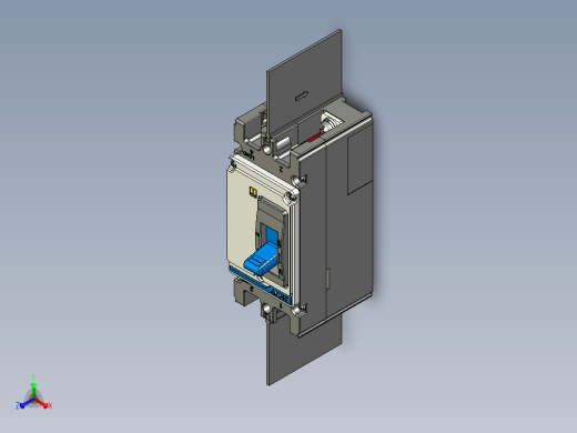 NXM-125S 2P塑料外壳式断路器三维模型202209