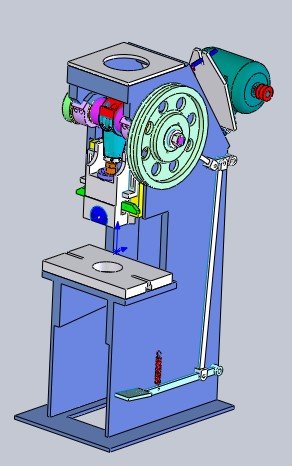 60T冲床总装配缩略图