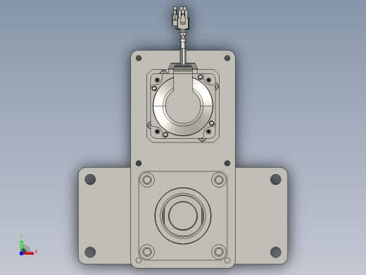 轻载电动缸TPA-ESR100-3210C-L600-MR-FB-W-P75-JX-C3前视缩略图