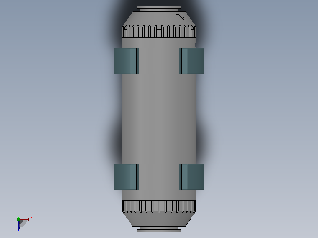 ZFC小型真空过滤器[ZFC200-06B]俯视图