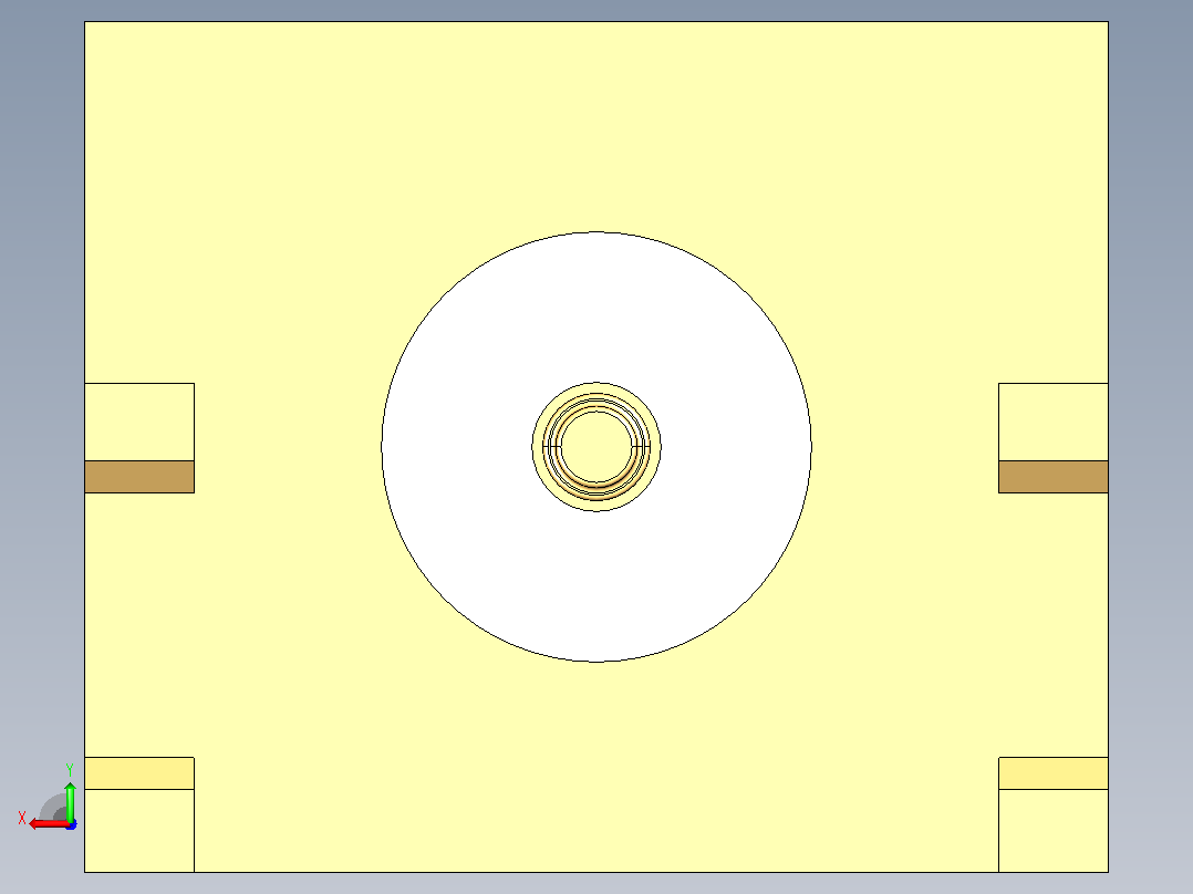 B2000850-SMA 母 PCB 边缘发射连接器，PCB 厚度 0.093 英寸后视图