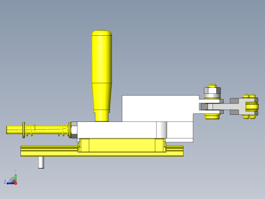 异型工件夹紧机构右视缩略图