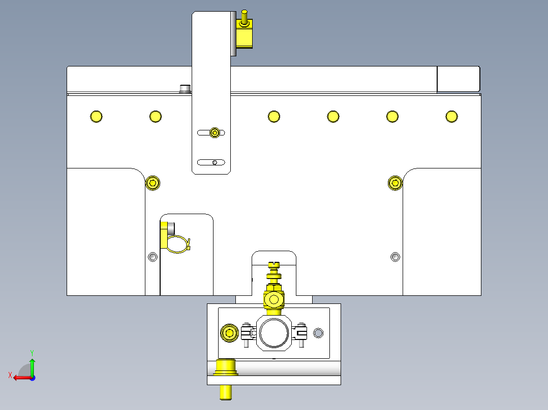 传送线NG排出机构后视图
