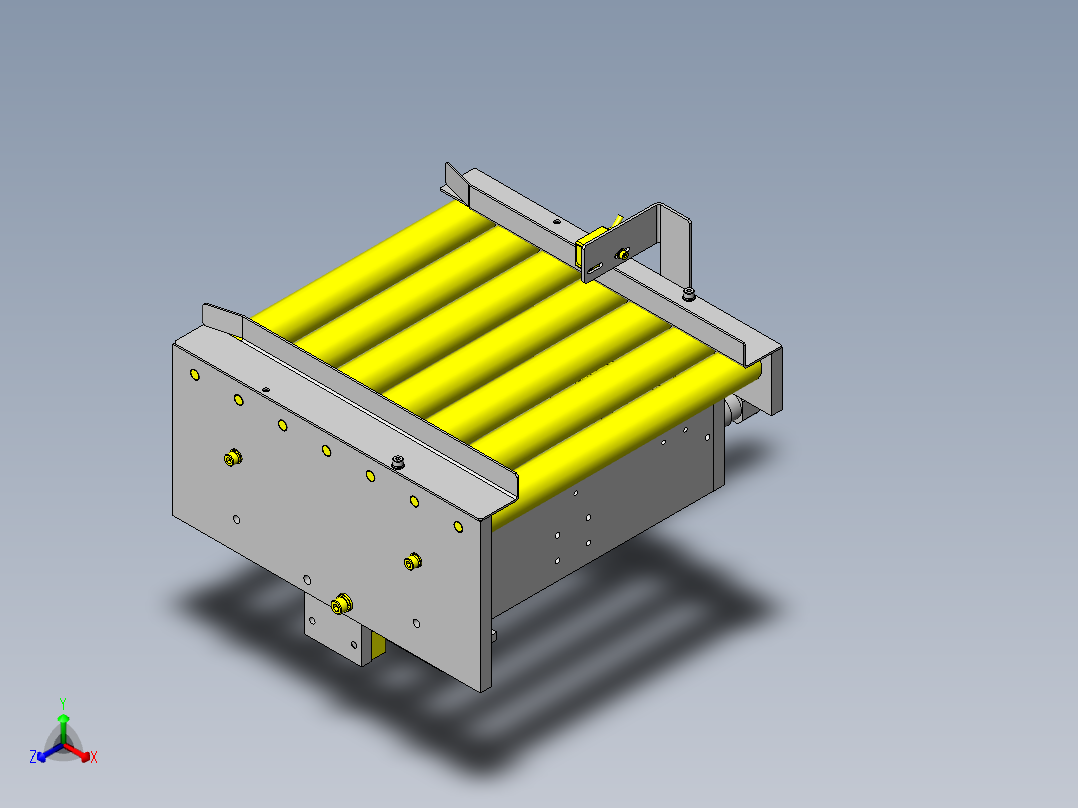 传送线NG排出机构正等轴测图