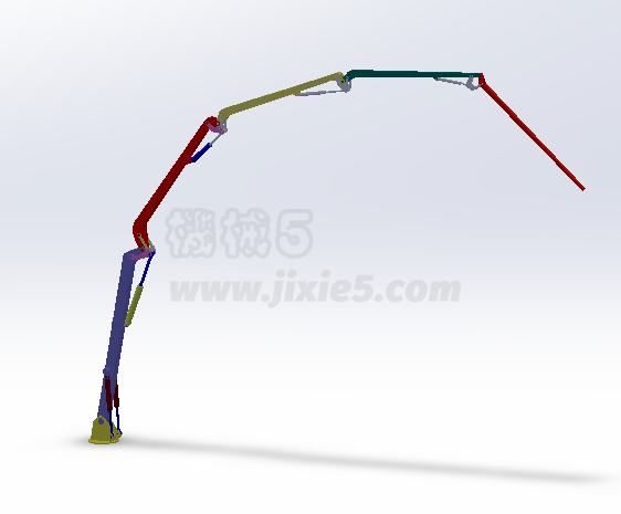 混凝土泵车臂架结构分析与优化设计