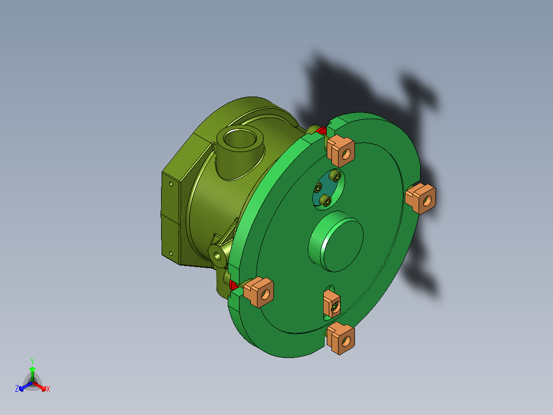 立式加工中心夹具