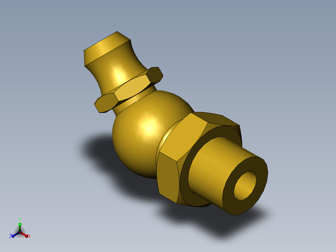 压注油杯，可以省去画它。正等轴测图