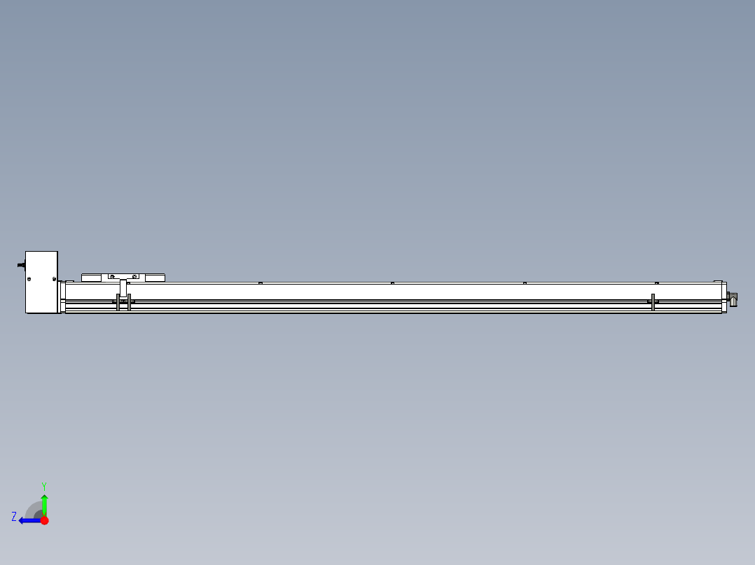 Toyo东佑达直线模组-ECB14-1200-RU右视图