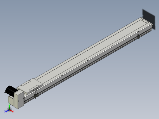Toyo东佑达直线模组-ECB14-1200-RU正等轴测缩略图