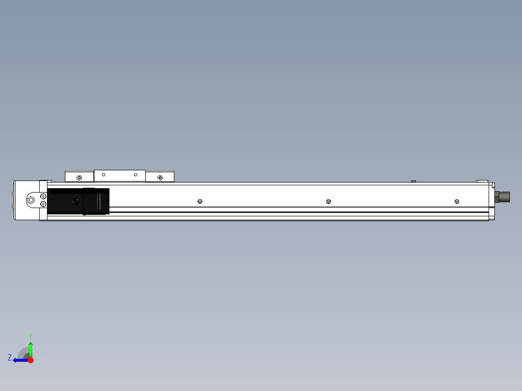 Toyo东佑达直线模组-ECH10-450-BL-100W右视图