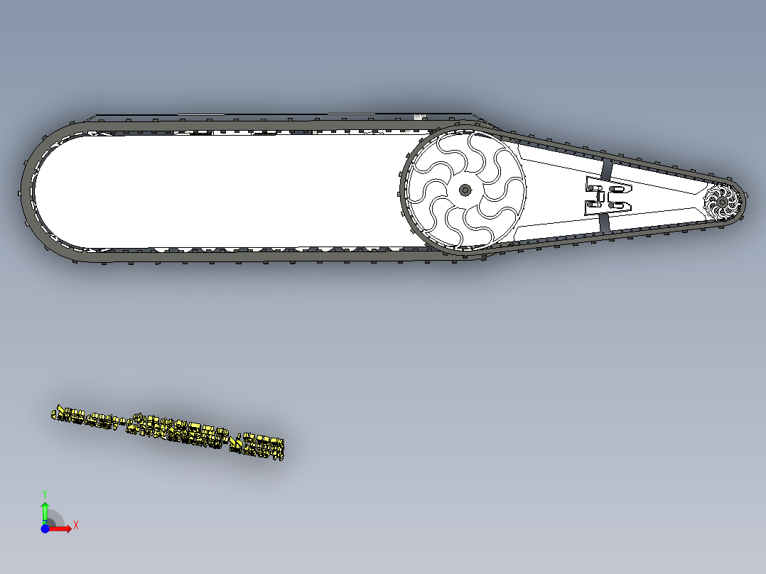 A6_双摇臂履带底盘SW2016前视图