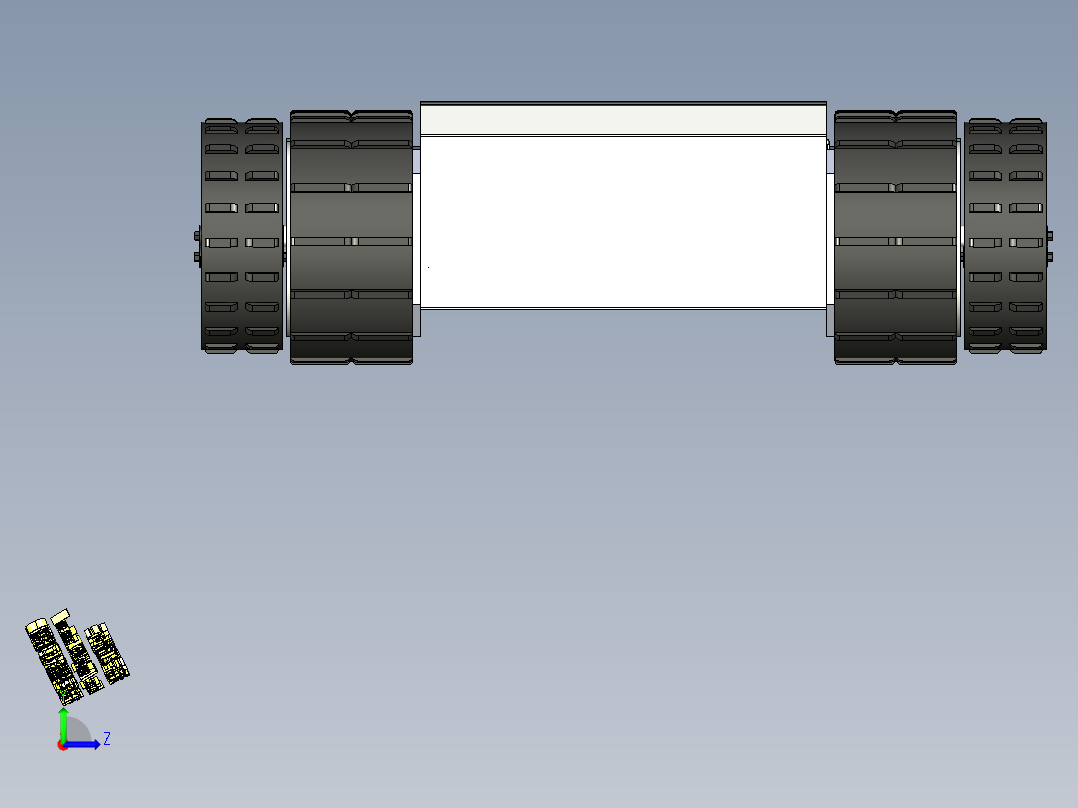 A6_双摇臂履带底盘SW2016左视图