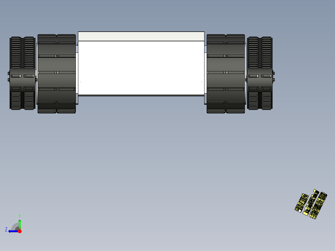 A6_双摇臂履带底盘SW2016右视图