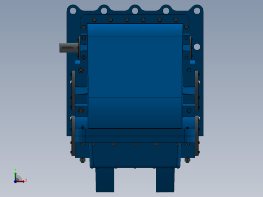 symmetric非对称齿轮箱3D数模图纸 STP格式