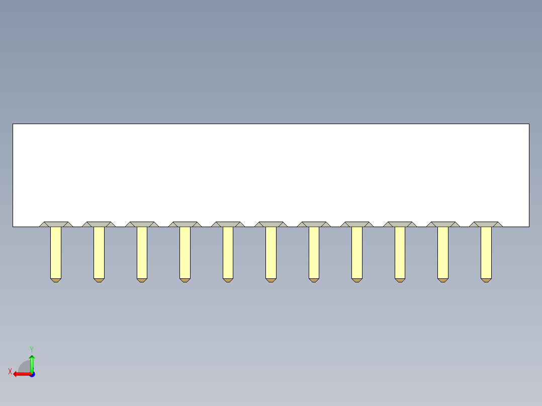 JST-B11B-EH-A后视图