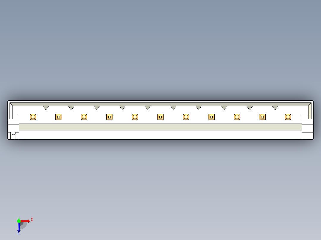 JST-B11B-EH-A俯视图