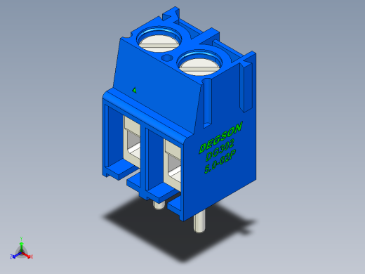 DEGSON DG302 系列 5.0 接线端子-DG302-5.0-02P-12-00AH