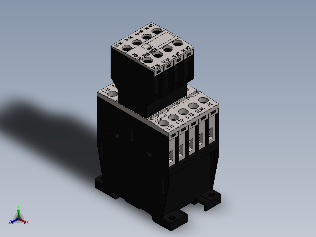 继电器1 (49)正等轴测图