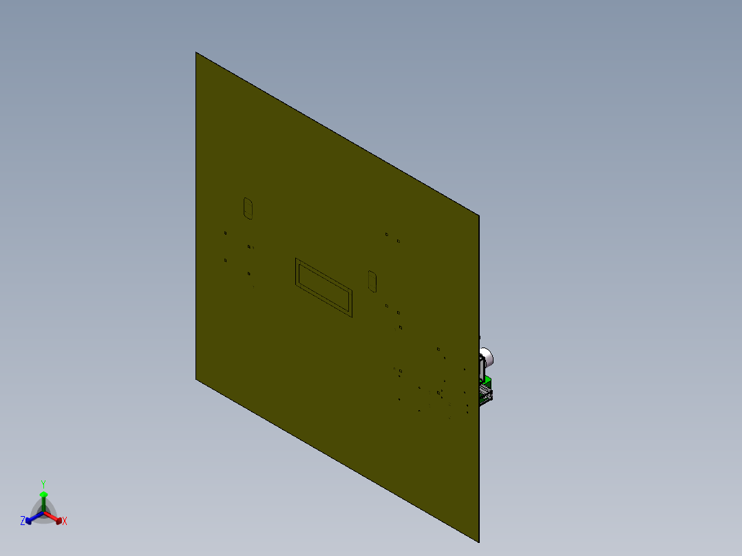 铝合金自动拼装设备正等轴测图