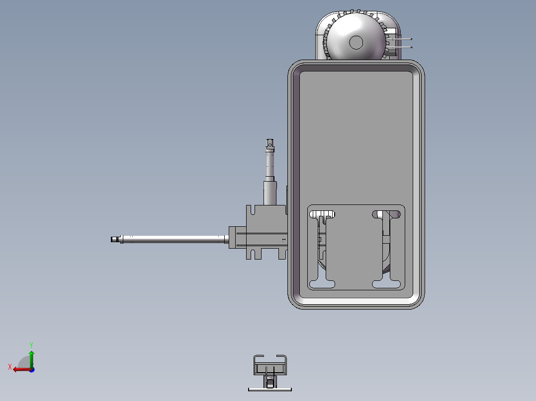 立式钻床(STP)后视图
