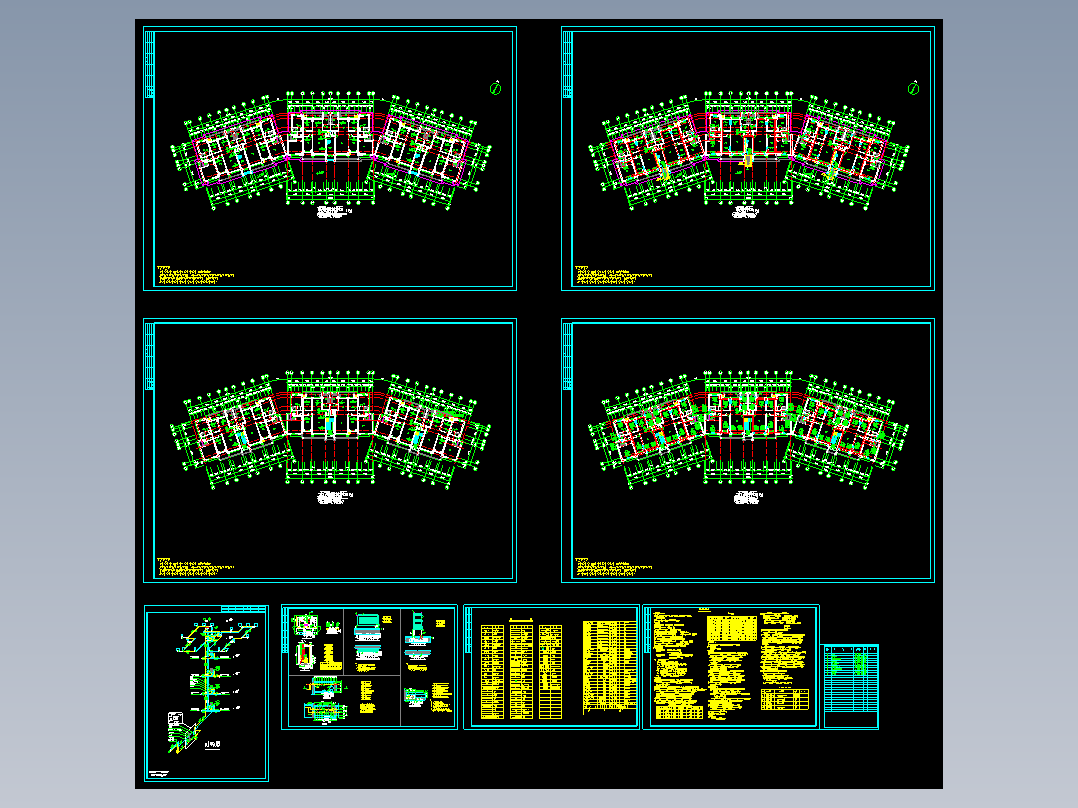 某五层住宅采暖图