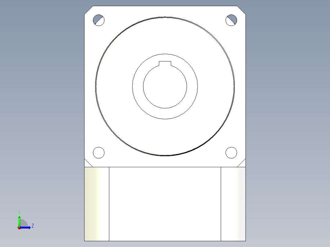 直齿孔ZPLX180-L1 35-114.3-200-M12.stp左视图