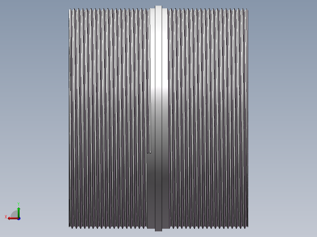 对丝-圆边等径 DN100后视图