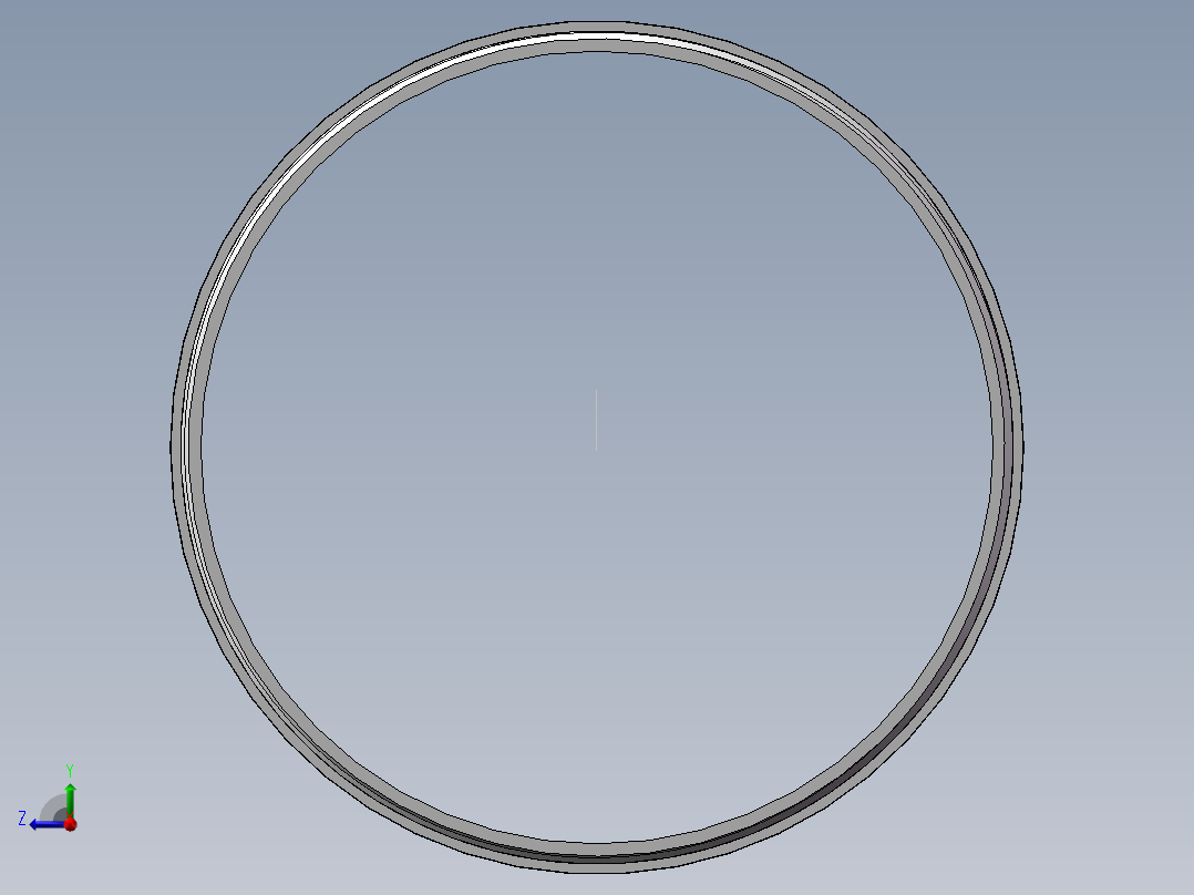 对丝-圆边等径 DN100右视图