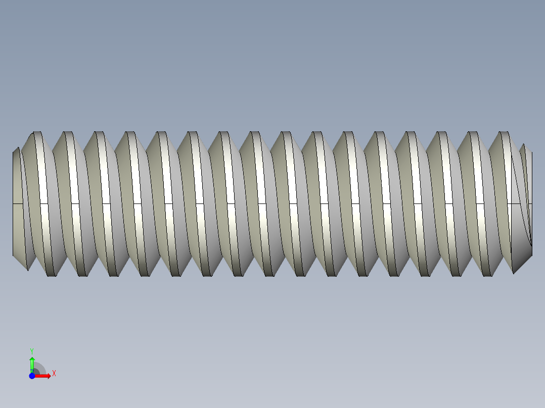 DIN 913-ISO 4026 固定螺钉-M1.4 L=5.STEP前视图