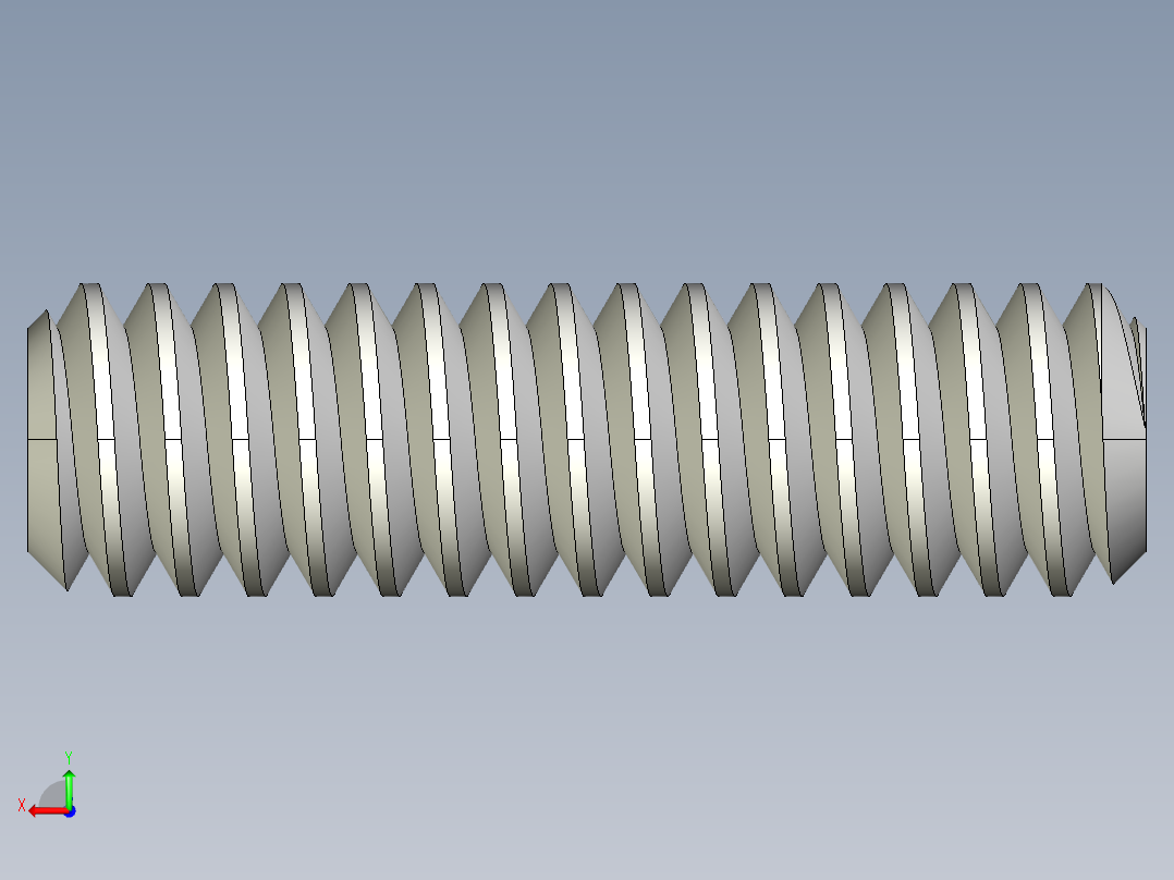 DIN 913-ISO 4026 固定螺钉-M1.4 L=5.STEP后视图