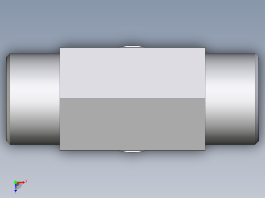 卡套式工业通用硬管接头EO_Adjustable_locknut_branch_tee_TEE16SMOROMDCF俯视缩略图