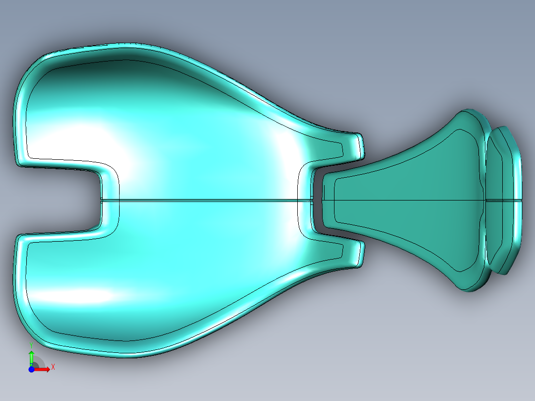带导轨的高性能汽车座椅前视图