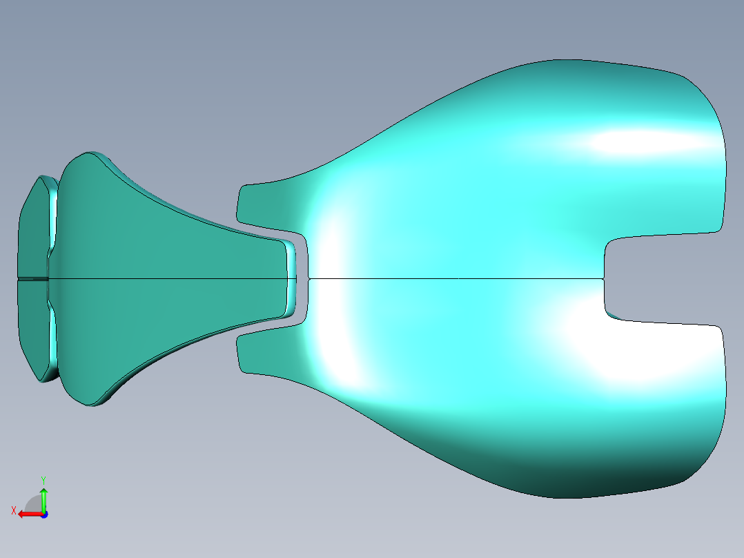带导轨的高性能汽车座椅后视图