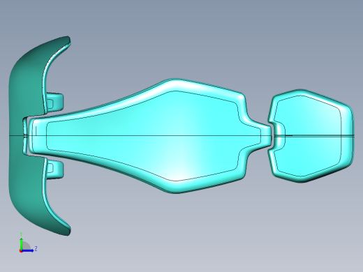带导轨的高性能汽车座椅左视缩略图