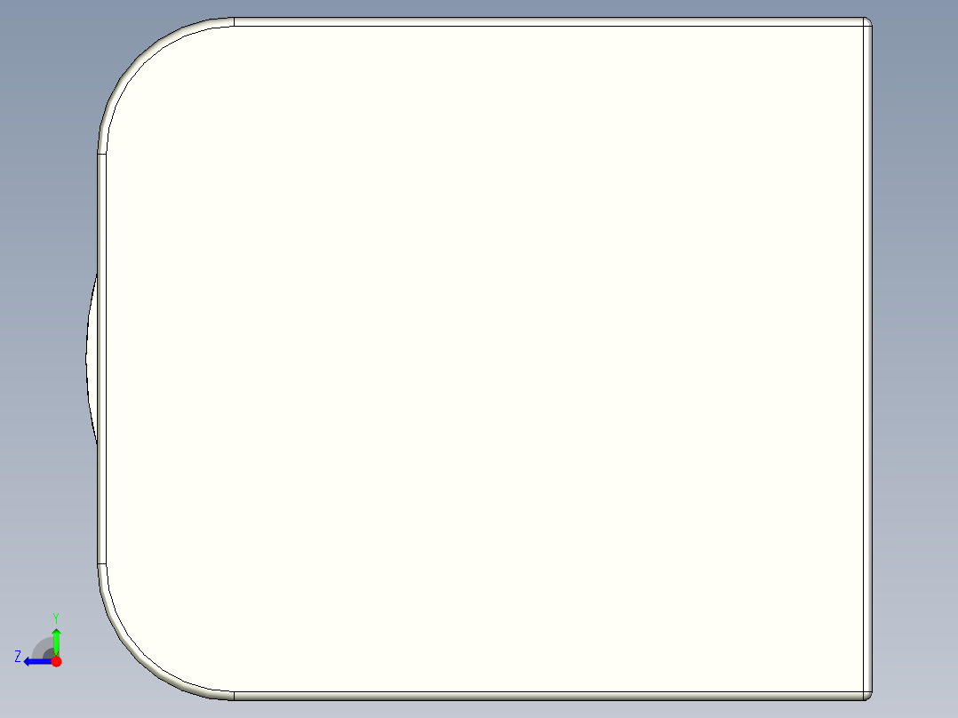 鋅合金單鉸鏈(A)5570-3D多系列多零件图纸模型右视图