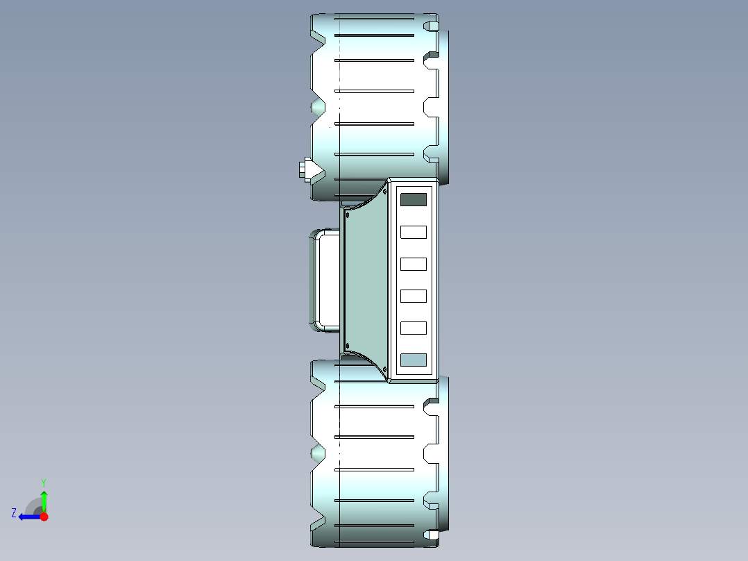 宇宙飞船右视图